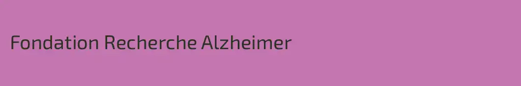 Fondation Recherche Alzheimer